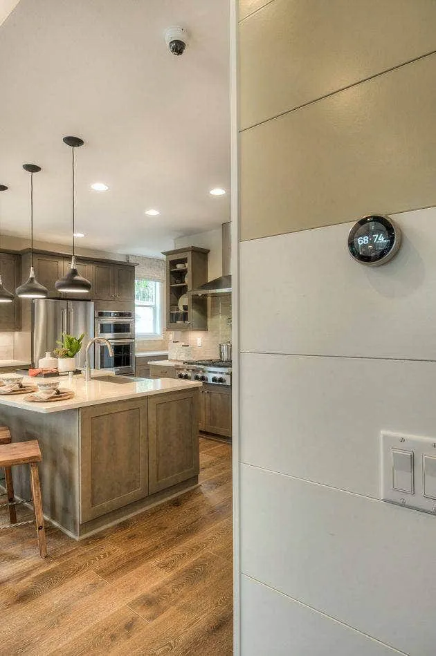 Colt Whitehead performing electrical work outdoors