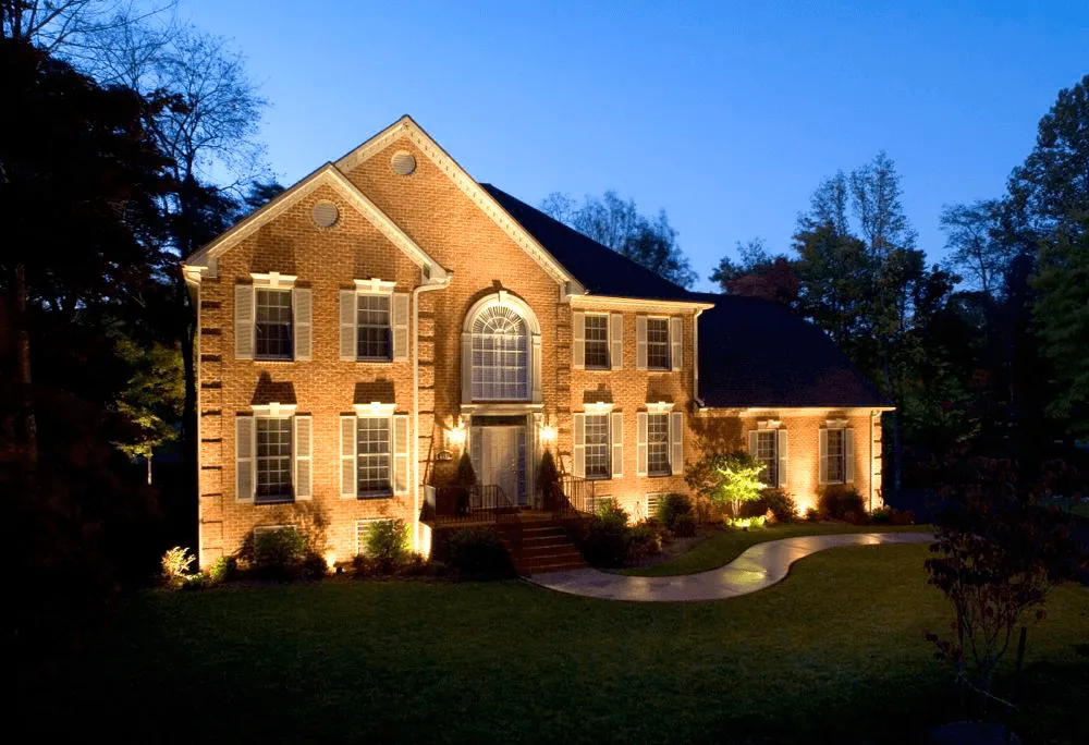 Professional residential uplighting by Tane Electric